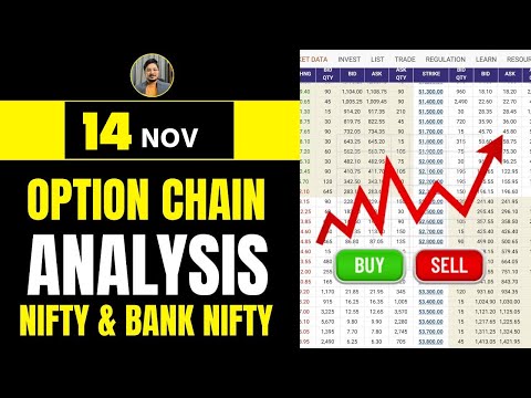 Option Chain Analysis 14 NOV | NIFTY BANK NIFTY Today | Nifty Option Chain Data | BankNifty Today