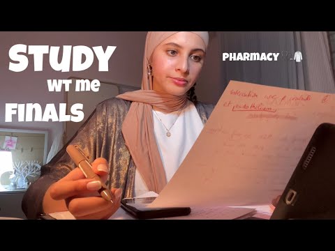 FINALS season | Study with me 1h background sound | ادرس معي 📚✨
