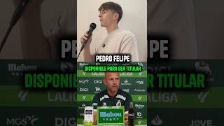 🇧🇷💪🏻PEDRO FELIPE PREPARADO para volver a ser TITULAR #lefutbolin #futbol #laliga #realracingclub