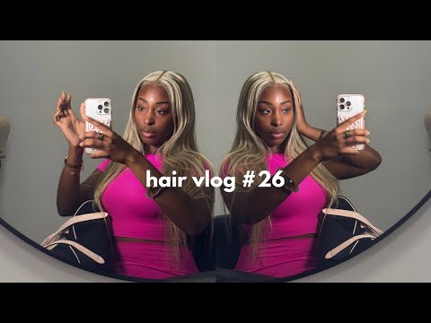 bussdown blonde frontal wig install  | Atl hairstylist  ft.ASHiMARY