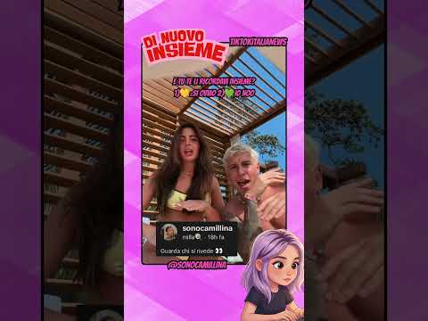 ANDREA FRATINO E CAMILLA DE PANDIS FINALMENTE DI NUOVO INSIEME #tiktok #webboh #greenscreen