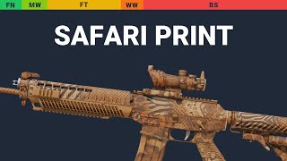 SG 553 Safari Print Wear Preview video
