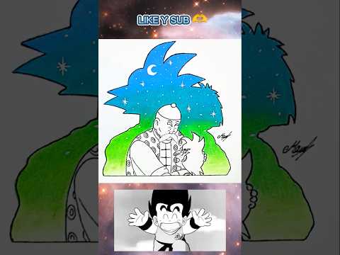 Goku recuerda su infancia con su abuelito #goku #dragonball #dragonballz #viralvideo #shorts #art
