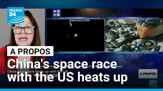 YouTube video thumbnail: 'The Next Step for Humanity as a Whole': China’s Space Race With the US Heats up