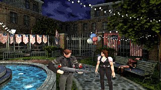 Here is Resident Evil 6 with PSX-style graphics and fixed camera angles