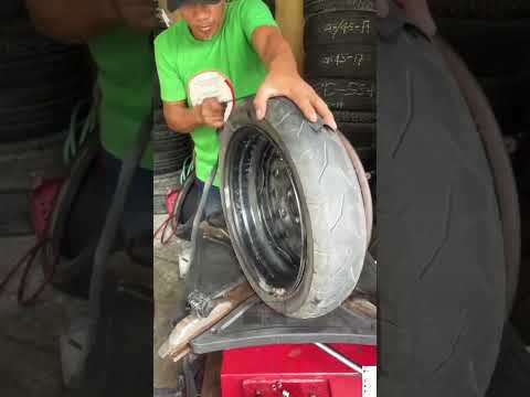 #Car disc bike tyres Tubeless feeting process