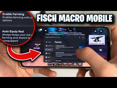 Fisch Macro Mobile 🐬 How To Macro in Fisch Mobile Auto AFK (NEW Fisch Script - NO PC)