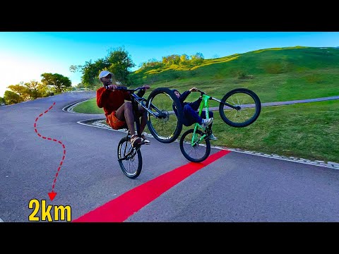 Desci a Ladeira Infinita Mandando Grau de Bike *2 km de distância*