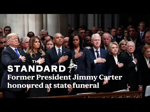 Jimmy Carter honoured at Washington funeral before Georgia hometown burial