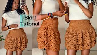 Tiered Crochet Skirt Tutorial / Boho Skirt