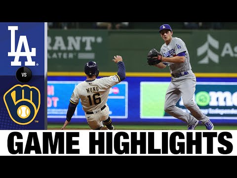 Dodgers Vs Brewers Game Highlights 4 29 21 Mlb