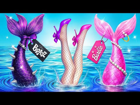 Comment devenir une sirène en prison! 🧜‍♀️ Relooking extrême: de poupée intello à poupée populaire!