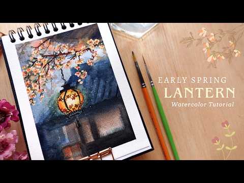 Spring Lantern: Loose Watercolor Tutorial