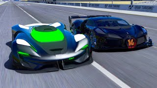 5 Million HP SRT Tomahawk Alien Engine vs  Bugatti Black Devil at Special Stage Route X