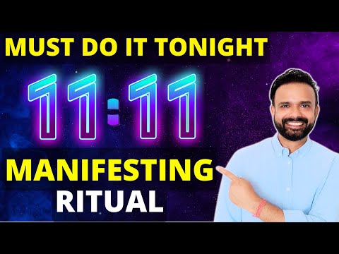 11:11 MANIFESTATION RITUAL | Do This TONIGHT to Manifest Your Biggest Wish! (Law of Attraction)