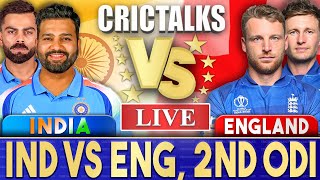Live: IND vs ENG, 2nd ODI, Cuttack | Live Scores & Commentary | India vs England | 2025