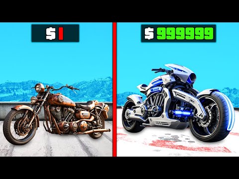 $1 to $1,000,000,000 POLICE BIKE in GTA 5