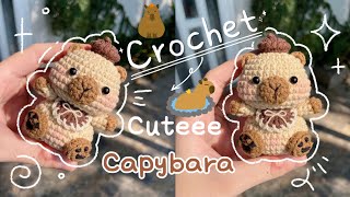 Crochet Capybara Amigurumi | Cute & Easy Crochet Tutorial | Móc len Capybara