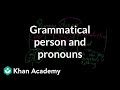 Understanding Grammatical Persons
