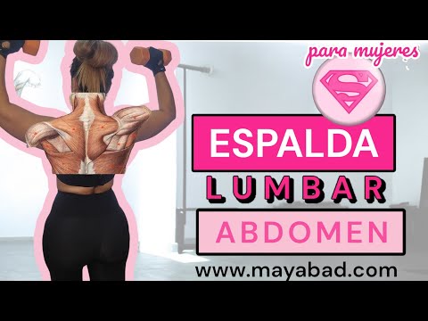 Ejercicios para fortalecer ESPALDA, LUMBAR Y ABDOMEN - 1702 May Abad