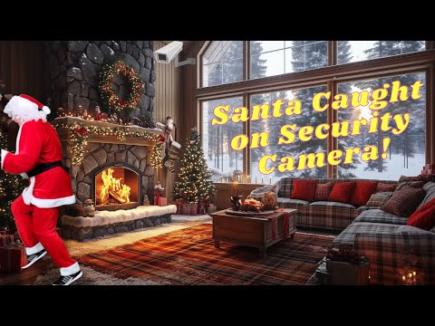 Santa Caught on Security Camera!