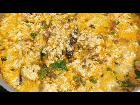 Fhate Hue Doodh Ki Shahi Sabzi #Recipe #Easyrecipe
