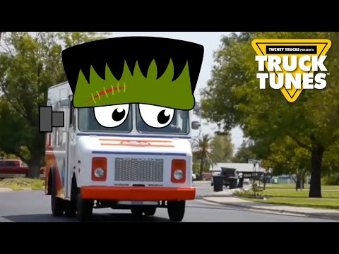 Can't Wait for Halloween | "Monster" Trucks | Truck Tunes for Kids | Twenty Trucks Channel