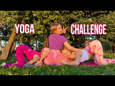 Yoga Challenge | Crazy Girls Make Funny Things Together