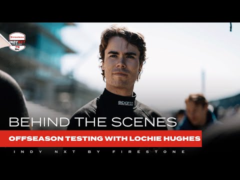 Behind the scenes | Lochie Hughes takes on first test with Andretti | INDY NXT by Firestone