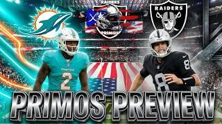 Raiders-Dolphins Preview | Live W/ Capitán Rafucho | #Raiders