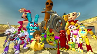 DESTROY ALL BRAINROT GLAMROCK ANIMATRONICS In Garry's Mod! Five Nights at Freddy's