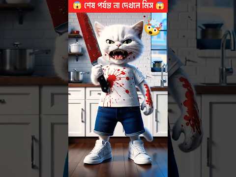 বৃদ্ধ_নারী_ভুল বুঝে_বিড়ালছানা😱😺 _#cat_#catlover_#kitten_#bts_#shorts_#video_‪