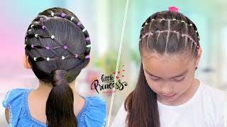 2 Peinados para Niñas Faciles y Rapidos de Hacer | 2 Easy hairstyles for Girls