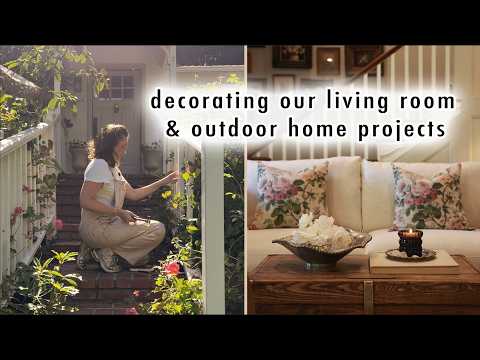 decorating our living room & outdoor home projects | MaCenna Lee