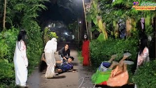 Prank Hantu Massal Paling Gokil || Prank Kuntilanak Pocong Lucu