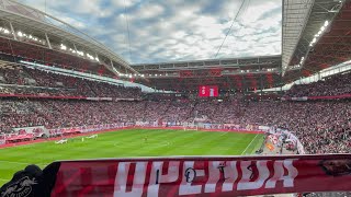 David Raum direkt verwandelter Freistoß gegen Bayer Leverkusen