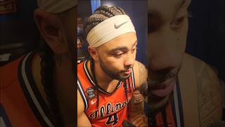 Illinois MBB: Kylan Boswell on Keaton Wagler’s freshman season. (4/4/26)