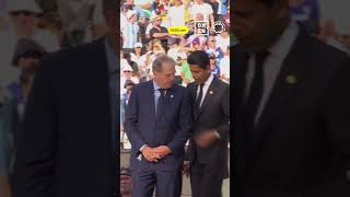 Donald Trump también tiene su medalla 🥇Regalo de Infantino al presidente de Estados Unidos #FIFACWC