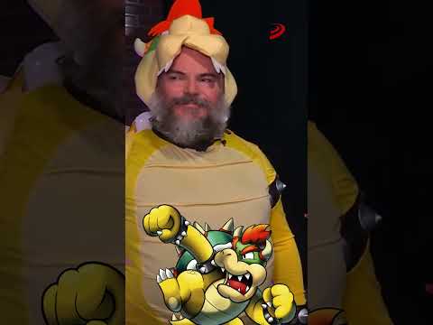 A Jack Black le dio pena salir disfrazado como Bowser 🥺 #shorts #gaming #videojuegos #supermariobros