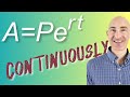 Understanding Continuous Growth Formulas