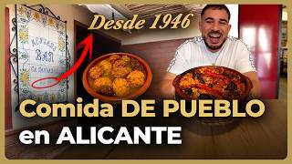 EL ARROZ al HORNO que ARRASA en un PUEBLO ALICANTINO