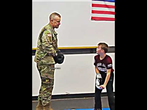 Finally, the father was reunited with his son ๐ฅน #military #soldier #usarmy #specialforces #fyp