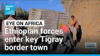 YouTube video thumbnail: Ethiopian Government Forces Enter Key Tigray Town Near Eritrea Border 