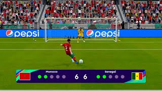 ركلات الترجيح  المغرب ضد السنغال | نصف النهائي بطولة الأمم الأفريقية 2025 | Morocco vs Senegal | PES
