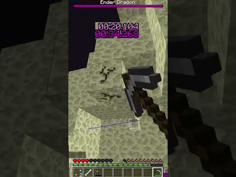 Das ist der Minecraft any% Weltrekord! #minecraftshorts