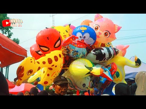 Beli Balon Karakter Lucu 💞 Balon Karakter Bebek Spiderman Hello Kitty Kuda Pony | Mainan Anak Anak