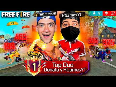 JUGUE FREE FIRE CON UN YOUTUBER RETIRADO !! TheDonato y HGames 😱