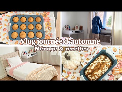 Routine ménage 🍁Recettes cake et muffin automnale🍂