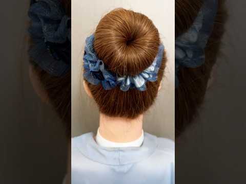 Trendy Korean Bun Hairstyle | Step-by-Step Tutorial #DIYHairstyle #KoreanLook