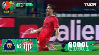 ¡GOOOOOOL DEL NECAXA! | Pumas vs Necaxa | Liga MX - Jornada 5 Apertura 2026 | TUDN